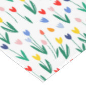 Tulpen met kleur tafelkleed (Gekanteld)