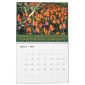 Tulpen met offertes en Gezegden Kalender (Feb 2026)