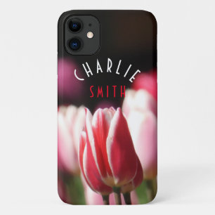 Tulpen met rode en witte (en roze) *Personalize* Case-Mate iPhone Case