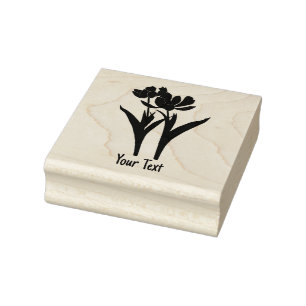 Tulpen Met Tekst Stempel