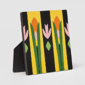Tulpen modern eenvoudig fotoplaat (Voorkant)