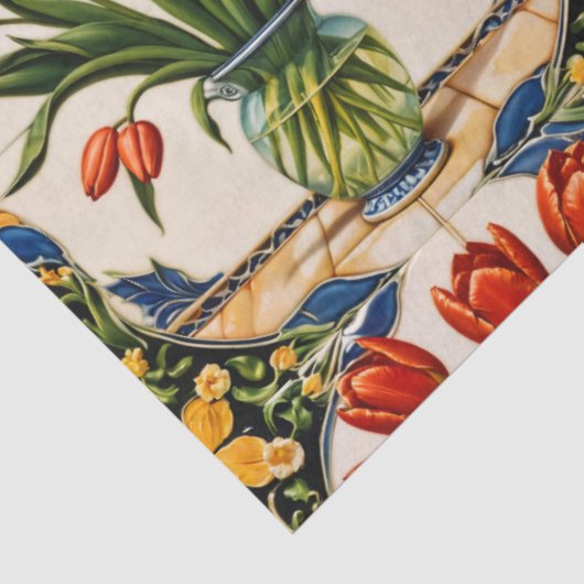 Tulpen Modern Mooi Collectie Tissuepapier (Detail)