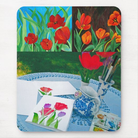 tulpen muismat (Voorkant)