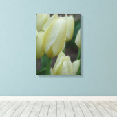 Tulpen na regen canvas afdruk (Insitu (Houten vloer))