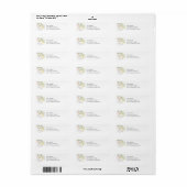 Tulpen & Narcissen Gelukkig Pasen Retouradres Etiket (Full Sheet)