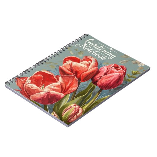 Tulpen  notitieboek (Linkerzijde)