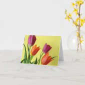 Tulpen Notitiekaart (Gele Bloem)