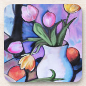 Tulpen Onderzetter Set van 6 (Voorkant)