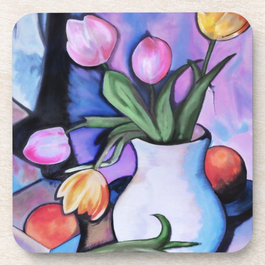 Tulpen Onderzetter Set van 6 (Voorkant)