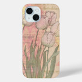  Tulpen op Floral Achtergrond Case-Mate iPhone Case (Achterkant)