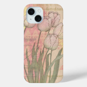  Tulpen op Floral Achtergrond iPhone 15 Case