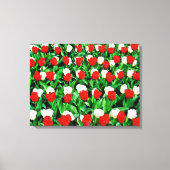 Tulpen op gespannen canvasprint canvas afdruk (Voorkant)