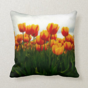  Tulpen op het blokveld Kussen