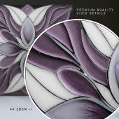 Tulpen op Lavendel Art Nouveau Paarse Tegeltje