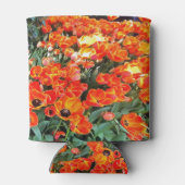 Tulpen op vuurvaste bodem blikjeskoeler (Achterkant)