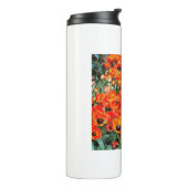 Tulpen op vuurvaste bodem thermosbeker (Gedraaid links)