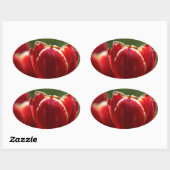 Tulpen Ovale Sticker (Vel)
