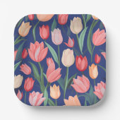 Tulpen Papieren Bordje (Voorkant)
