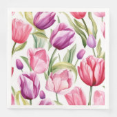 Tulpen Papieren Servetten (Voorkant)