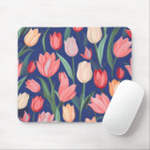 Tulpen patroon muismat (Met muis)