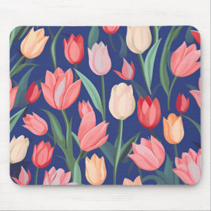 Tulpen patroon muismat