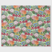 Tulpen Peony Spring Flower Garden Cadeaupapier (Vlak)