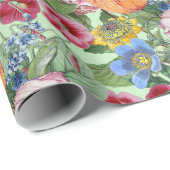 Tulpen Peony Spring Flower Garden Cadeaupapier (Rol Hoek)