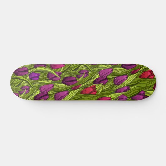Tulpen Persoonlijk Skateboard (Horizontaal)