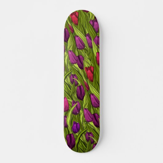 Tulpen Persoonlijk Skateboard (Voorkant)