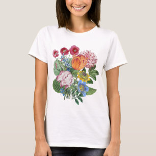 Tulpen Pioen Bloemen Boeket T-shirt