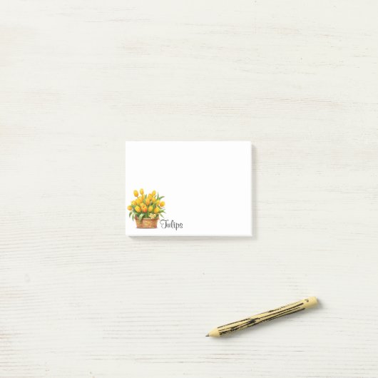 Tulpen Post-it® Notes (Op bureau)