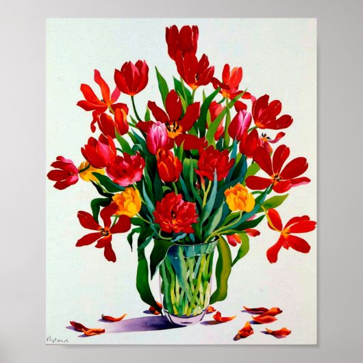Tulpen Poster (Voorkant)