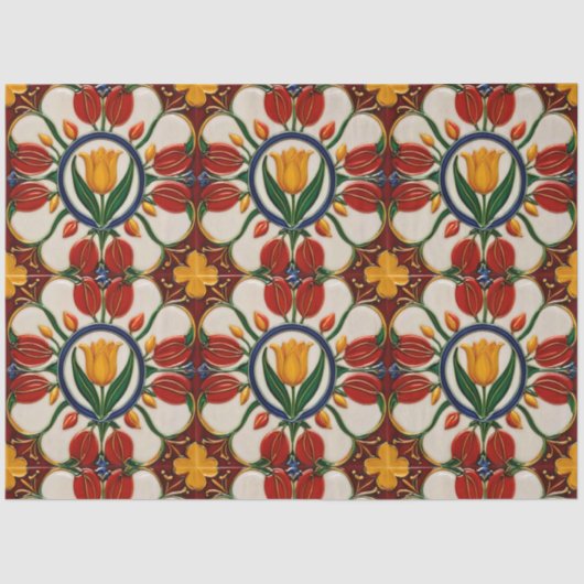 Tulpen Prachtig modern Collectie Tissuepapier (Voorkant)