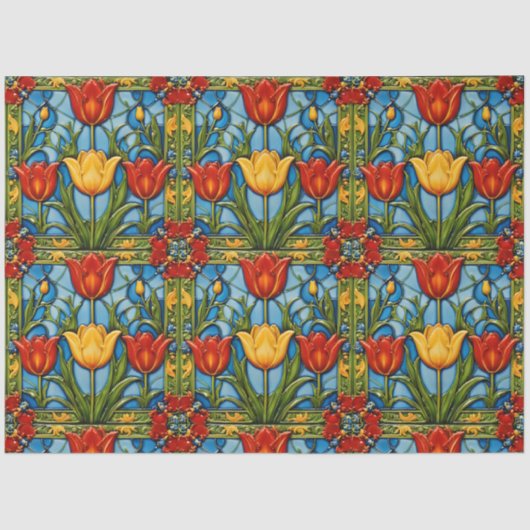 Tulpen Prachtig populair Collectie Tissuepapier (Voorkant)
