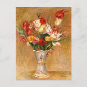 Tulpen, renoir briefkaart (Voorkant)