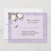  Tulpen Reply Kaarten RSVP Kaartje (Voorkant)