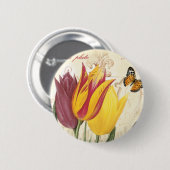 Tulpen Ronde Button 5,7 Cm (Voorkant /achterkant)