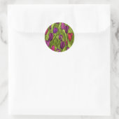 Tulpen Ronde Sticker (Tas)