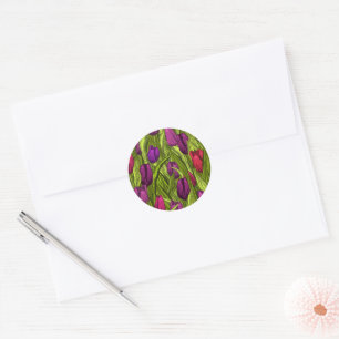 Tulpen Ronde Sticker