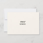 Tulpen Samen RSVP Kaart (Achterkant)