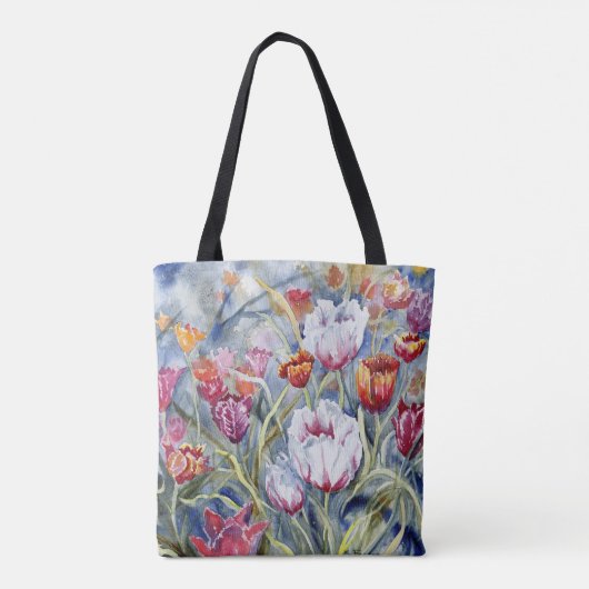 Tulpen Schouderblad Tas (Achterkant)
