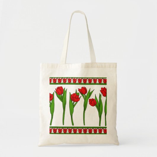 tulpen shopper tote bag (Voorkant)