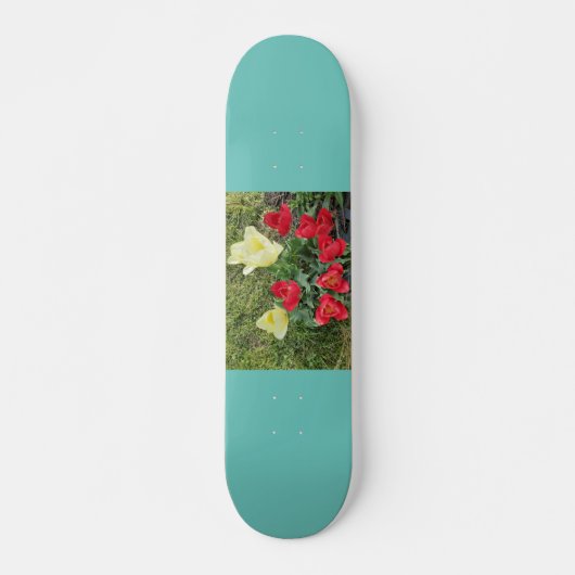 Tulpen Skateboard, 7¾" Deck Persoonlijk Skateboard (Voorkant)