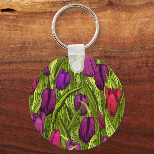 Tulpen Sleutelhanger (Achterkant)