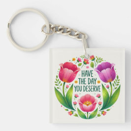 Tulpen Sleutelhanger verstevigen - Helder bloemont