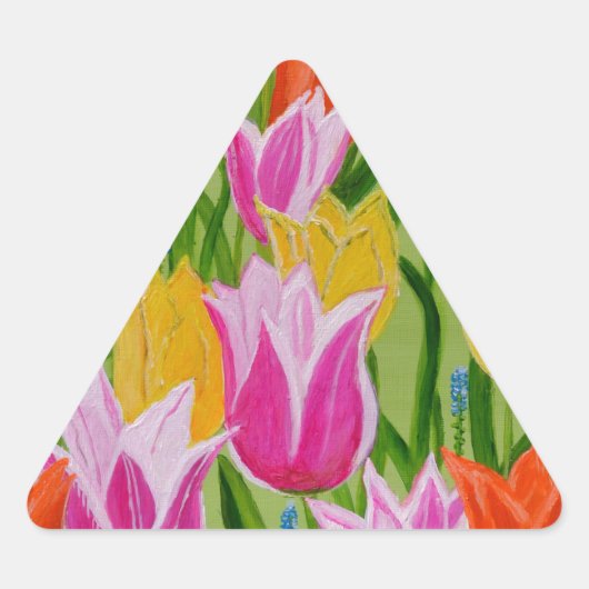Tulpen Sticker (Voorkant)