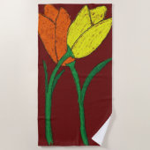 Tulpen Strandlaken (Voorkant)