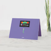 Tulpen sympathie kaart (Achterkant)