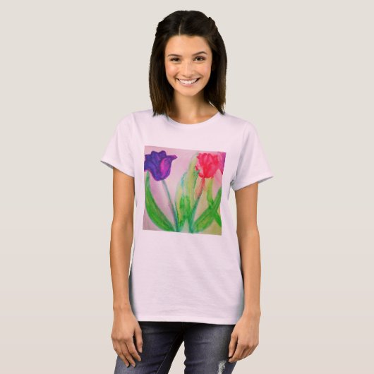 Tulpen T-shirt (Voorkant volledig)