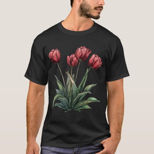 Tulpen T-shirt (Voorkant)